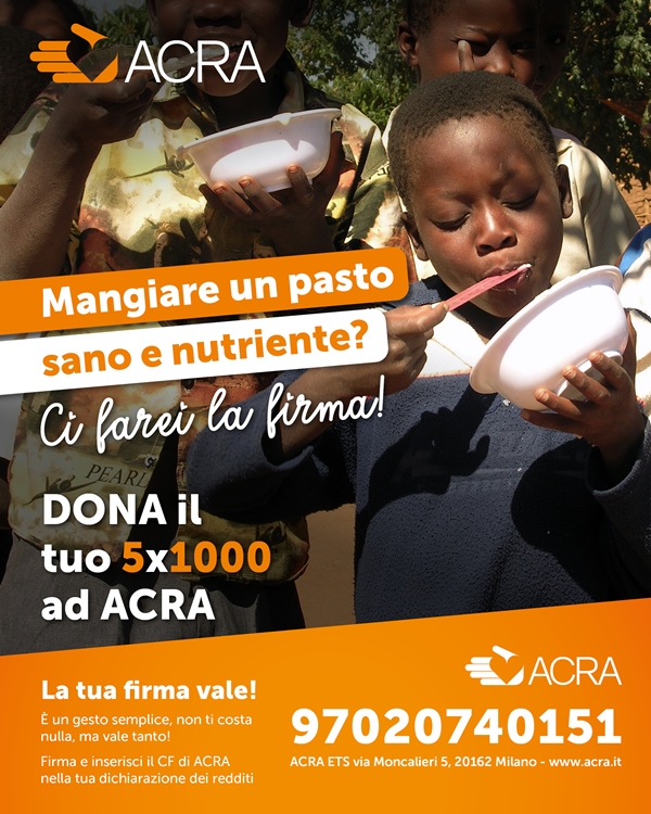 Dona il tuo 5x1000 ad ACRA